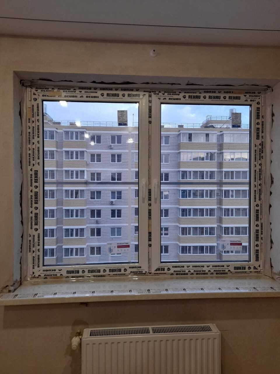 Стеклянная перегородка