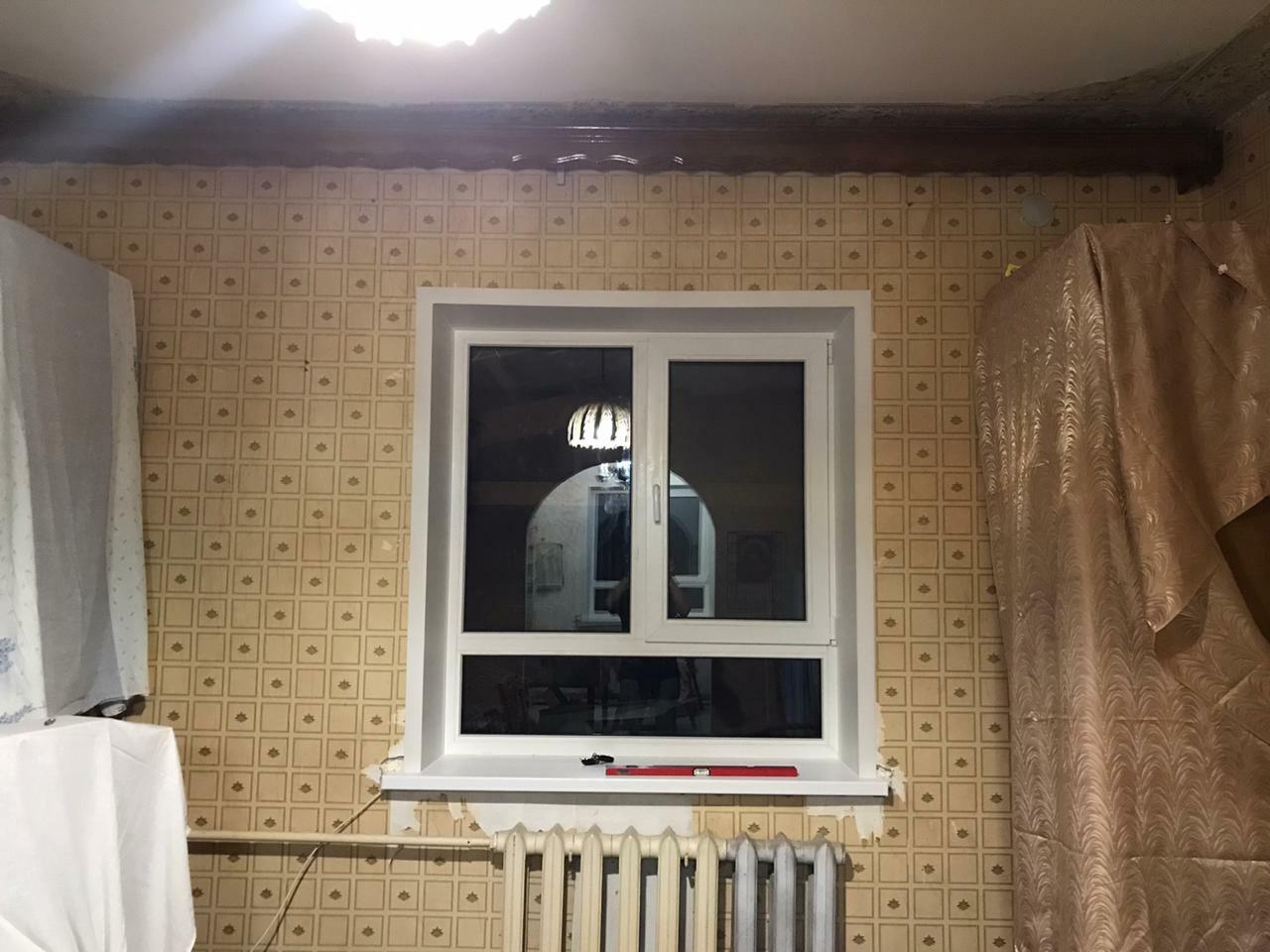 Стеклянная перегородка